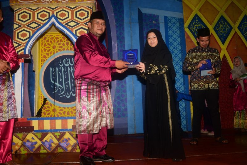 MTQ Tingkat Desa Meskom Ke – IX Tahun 2024 Resmi Di Buka Camat Bengkalis di Wakili Suherman, S.Sos Kasi Trantib