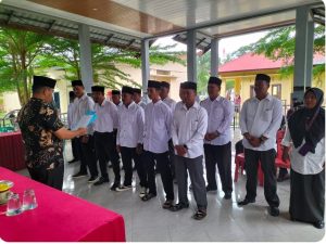 Pengukuhan Ketua RT Dan RW Desa Prapat Tunggal Kecamatan Bengkalis Tahun 2025