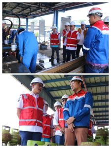 Bikin Tenang Masyarakat, Bupati Dadang Supriatna Sidak Proses Pengisian Gas Elpiji 3 Kg