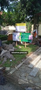 Lembaga AJWI Kokab Sukabumi Kunjungi Proyek  Rehab Gedung Bidang KDP BKPSDM