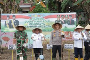 Mendukung Asta Cita Program Presiden RI, Prabowo Subianto, Polres Lubuk Linggau Resmi Meluncurkan Gugus Tugas Polri Mendukung Ketahanan Pangan