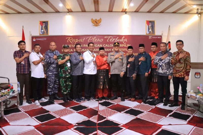 Kapolres Rohil Hadiri Pleno Penetapan Bupati dan Wakil Bupati Terpilih Pilkada Tahun 2024