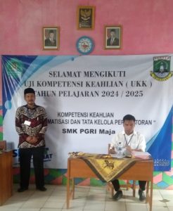 SMK PGRI Maja Adakan Ujian Uji Kompetensi Keahlian (UKK) THN 2024/2025