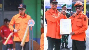 Wali Kota Tasikmalaya Viman Alfarizi Ramadhan,S.T.,M.BA. Pimpin Apel Kesiapsiagaan Bencana Tahun 2025