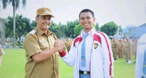 Wakil Walikota Rd Dicky Candra Negara, Pimpin Pelepasan Peserta Paskibra Prov Jabar