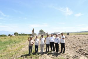 MULAI DIKERJAKAN, WABUP MONITORING LANGSUNG PEMBUKAAN JALAN PANGURURAN  BYPASS