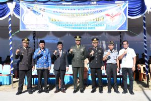 WAKIL BUPATI SAMOSIR INSPEKTUR UPACARA  PERINGATAN HARI LAHIR PANCASILA