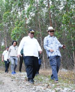 Bupati Samosir Bersama Dewan Ekonomi Nasional, Direktur PT. JCO Tinjau Lahan Investasi Kawasan Pertanian Terpadu