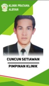 Klinik Pratama Albyan Hadir Di Desa Bojongkunci H.Cuncun Sitiawan sebagai Owner