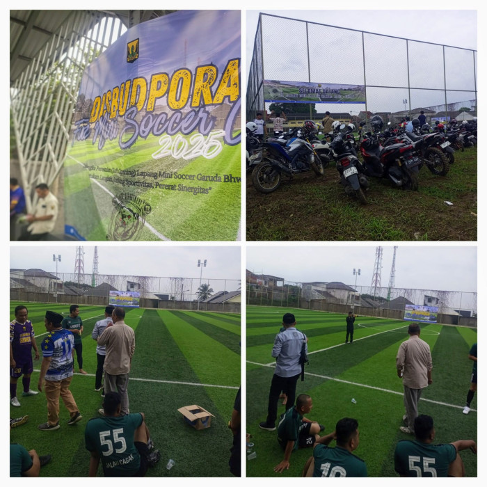 Soft Opening Lapang Mini Soccer Garuda Bawa Cisaat, Dorong Pola Hidup Sehat dan Sportivitas