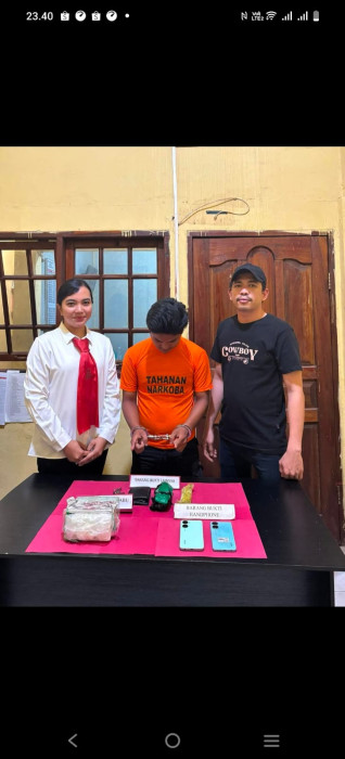Sandika Sipemilik Sabu Seberat Satu Kilo Gram Masih Belum Ditangkap Sebagai Tersangka.