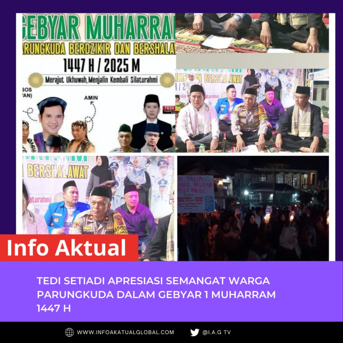 Tedi Setiadi Apresiasi Semangat Warga Parungkuda dalam Gebyar 1 Muharram 1447 H
