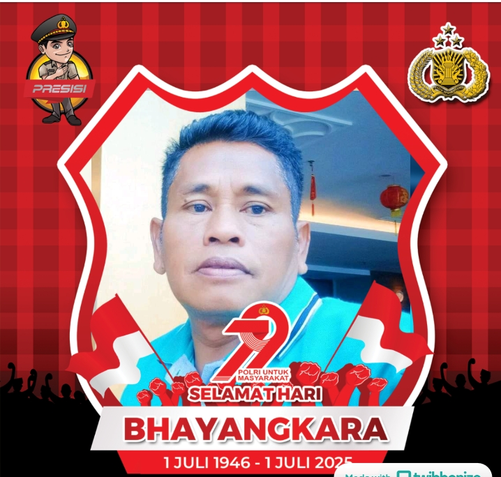 “PPWI Pesawaran Ucapkan HUT Bhayangkara Yang Ke– 79,Apresiasi Sinergi Dengan Polres”