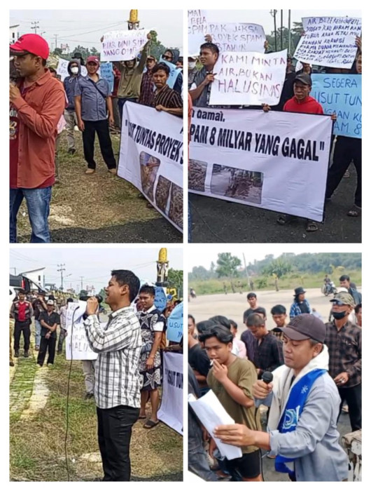Dana Cair Pipa Mati ! Masyarakat Pesawaran Geram Proyek SPAM Rp,8 Miliar Cuma Dongeng?